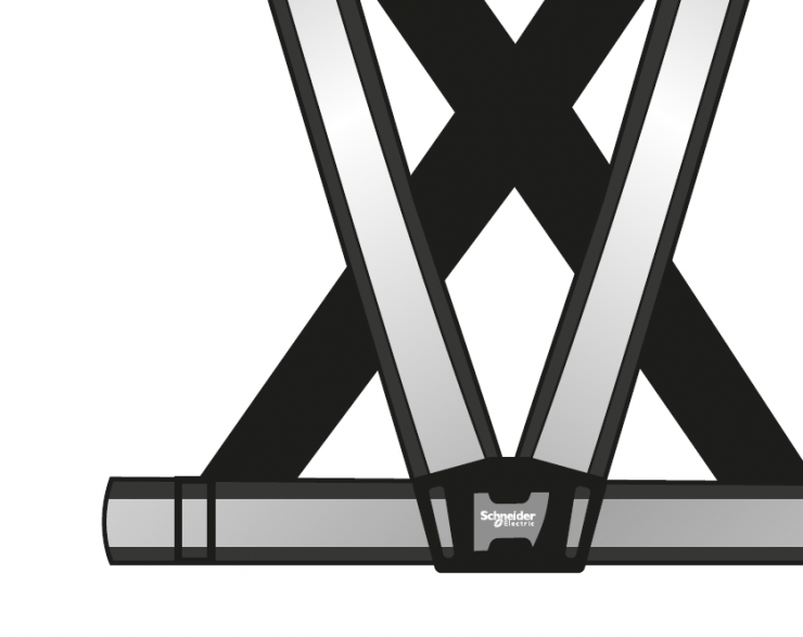 Reflective Cross Belt EN17353 Type B3 Template