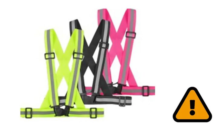 Sweden Recalls Reflective Cross Belt Vests Due to Insufficient Visibility