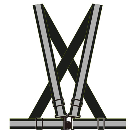 reflective harness (reflective belt vest) CE EN17353 2020 Type B3 certificated